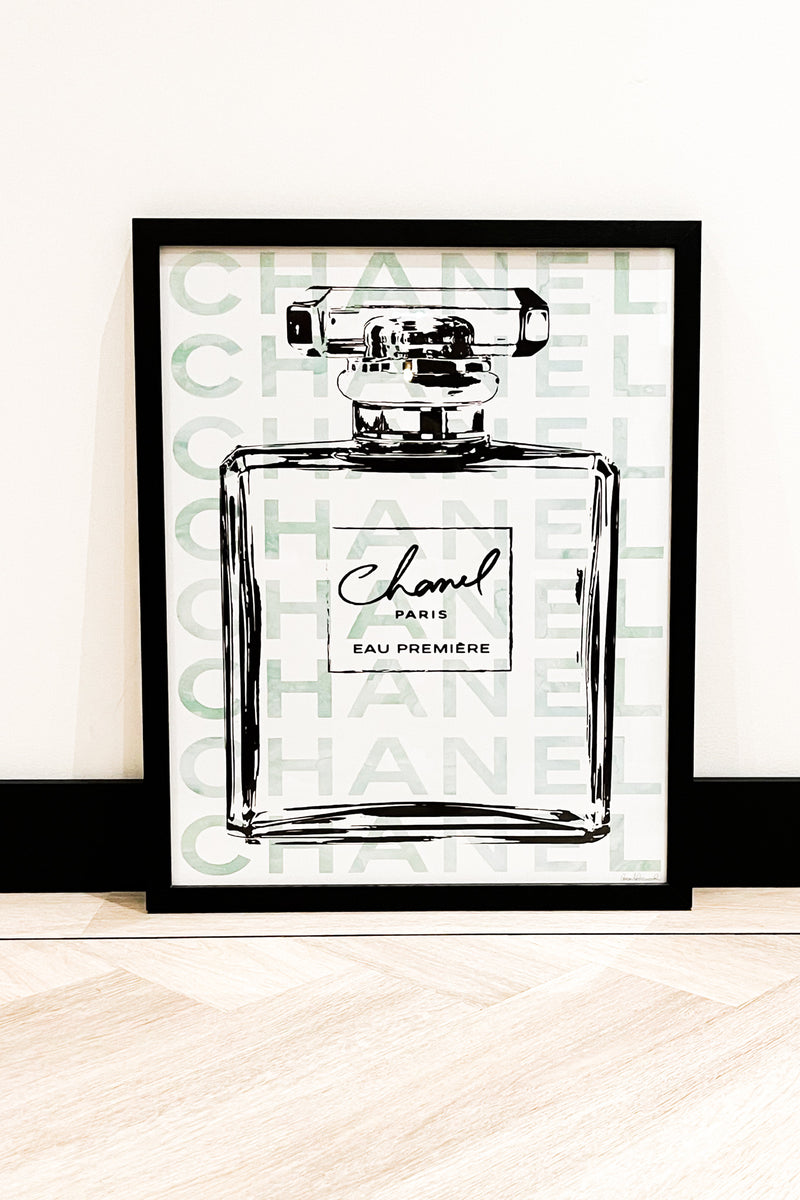 Verlichten draai sensor Chanel Paris Eau Première Poster + Black Frame – Nothing But Labels