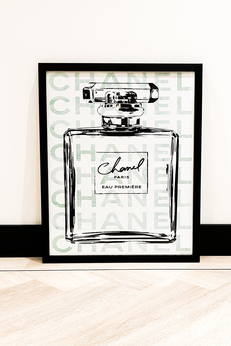 Chanel Paris Eau Première Poster + Black Frame