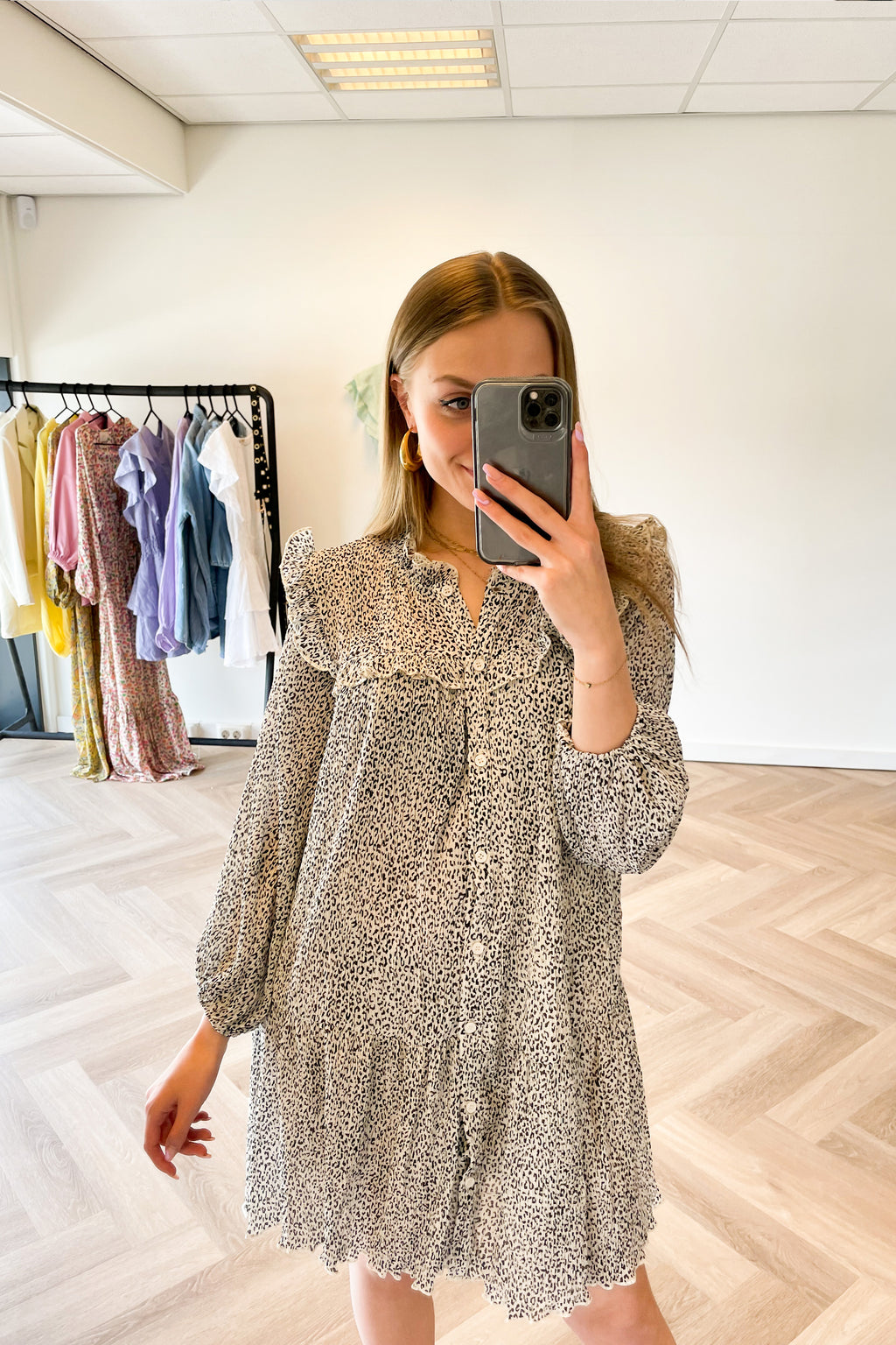 Flowy Summer Dress Leopard