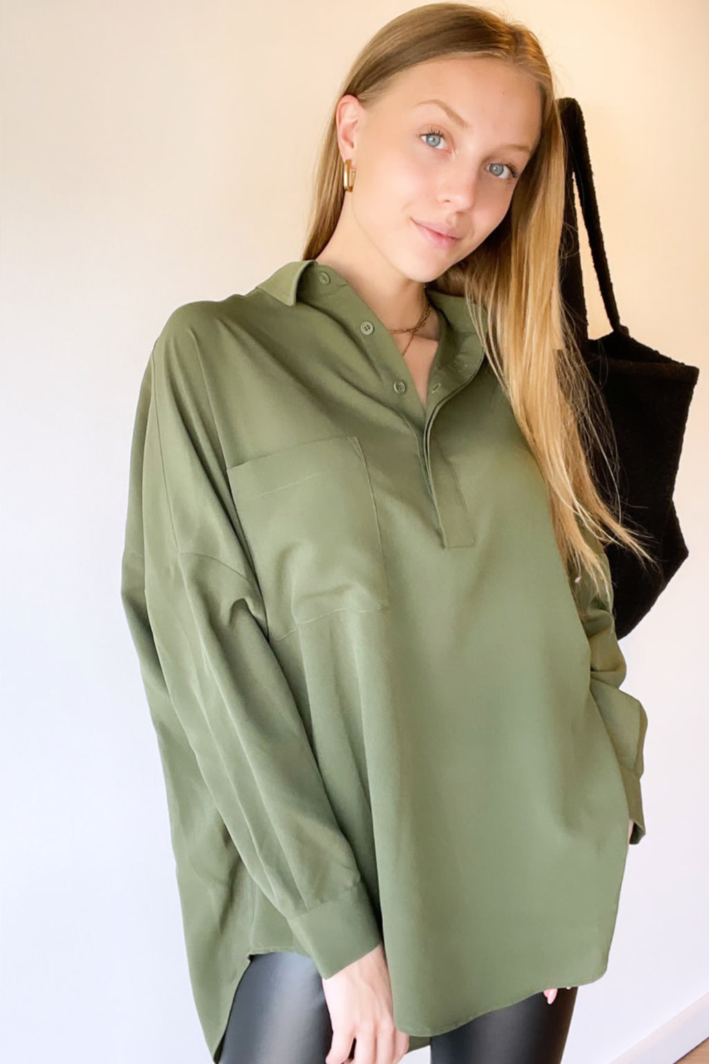 Oversized Blouse Green