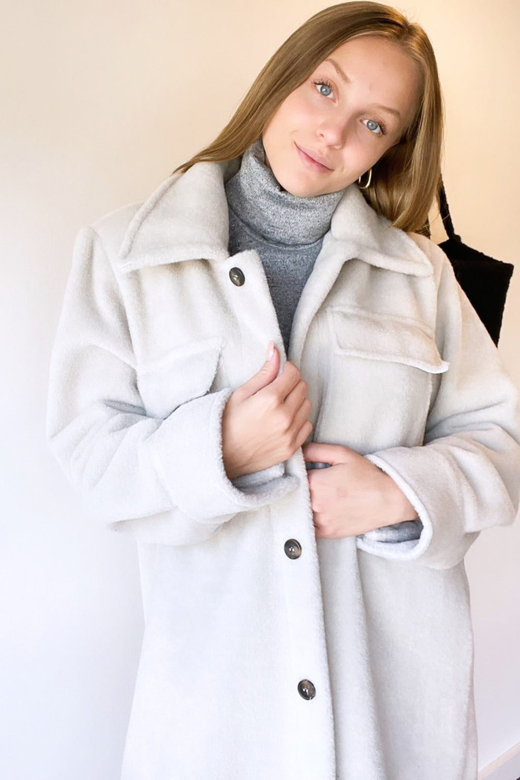 Teddy Coat Beige