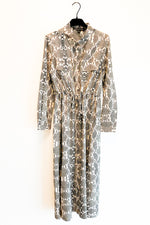 Snake Print Dress