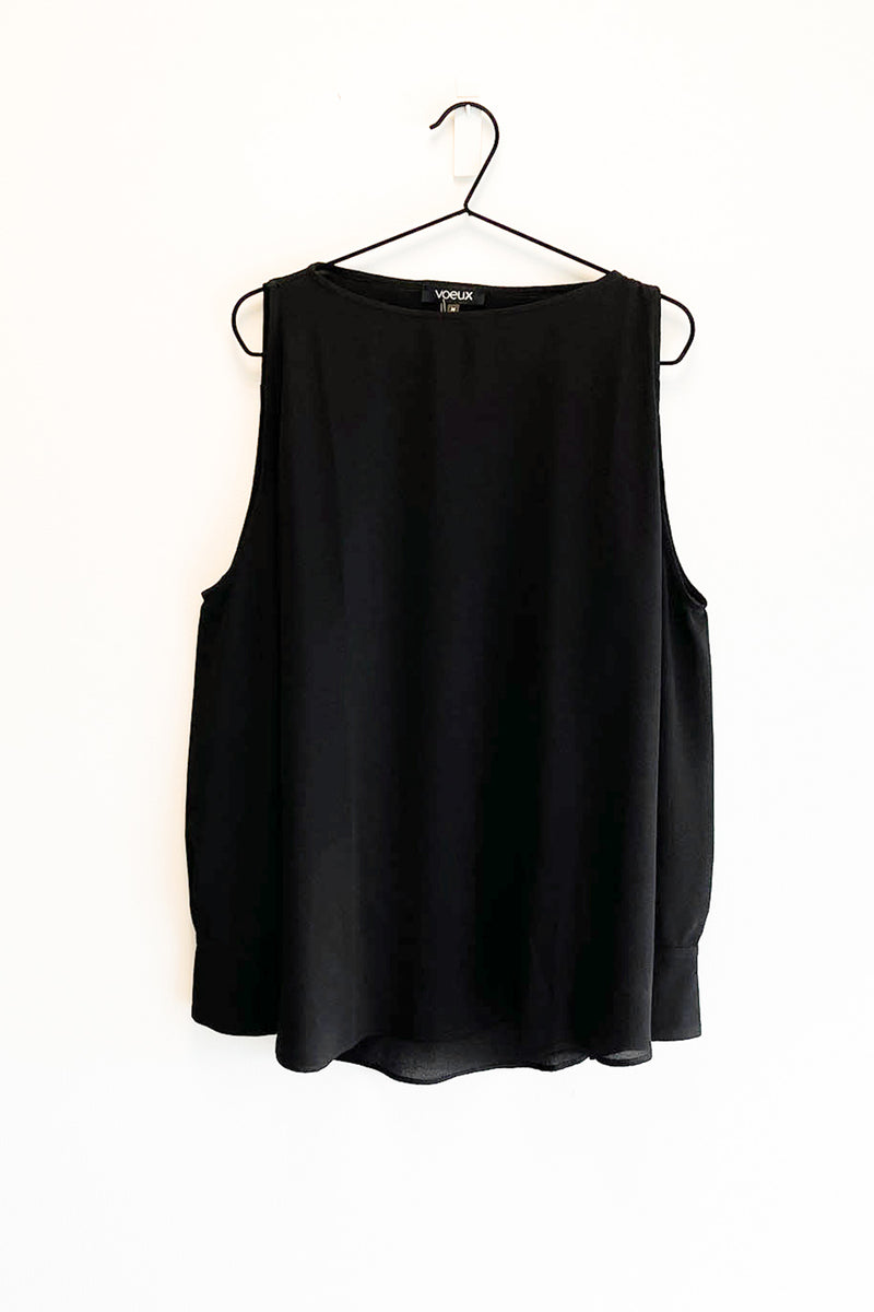 Cut Out Shoulders Blouse