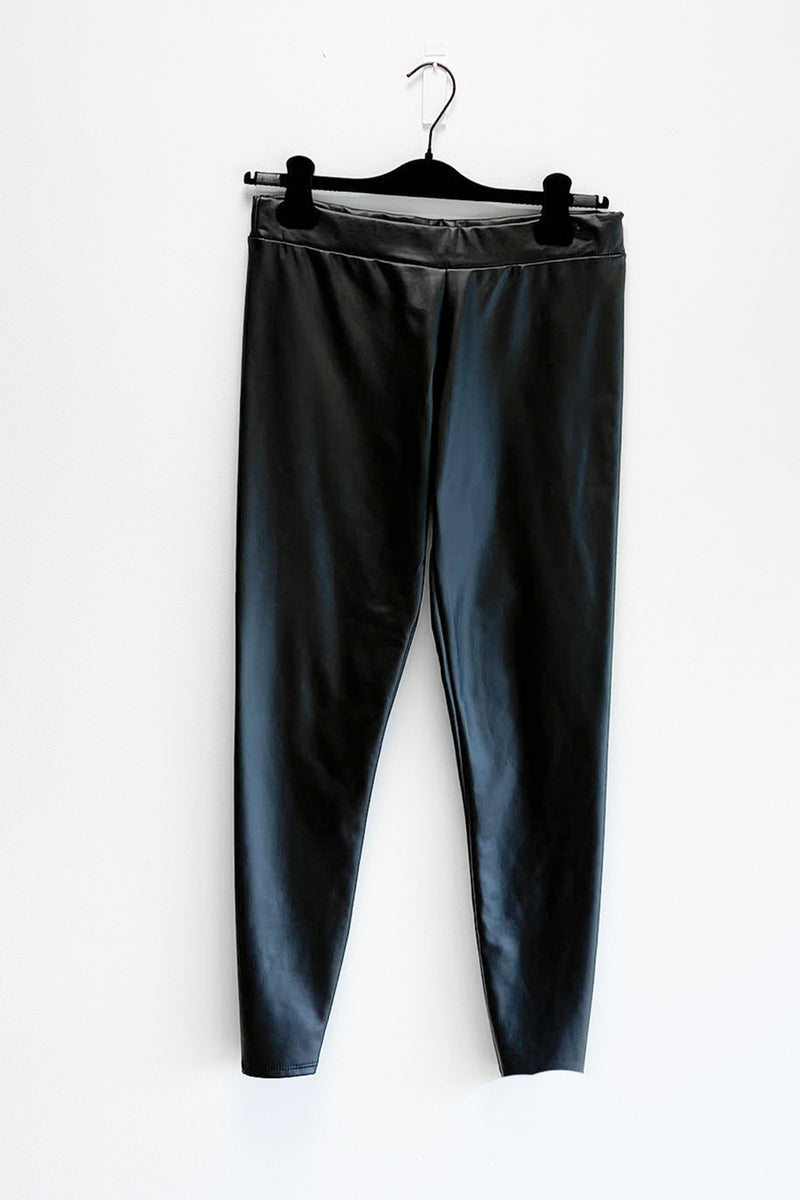 Leather Look Stretch Legging