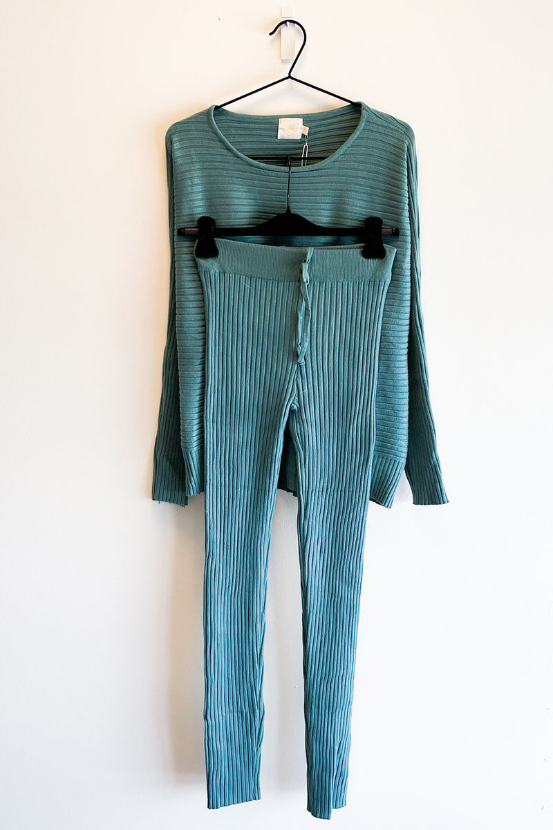 Comfy Rib Set Petrol