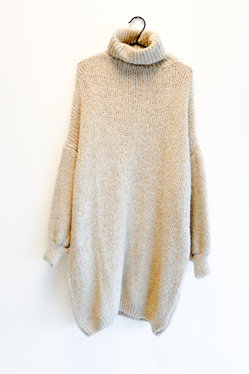 Sweater Dress Sand