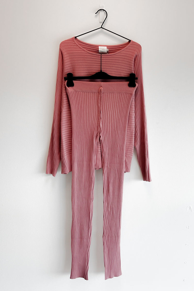 Comfy Rib Set Pink