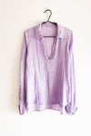 Linen Blouse Lila
