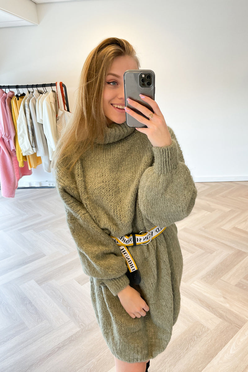 Sweater Dress Green