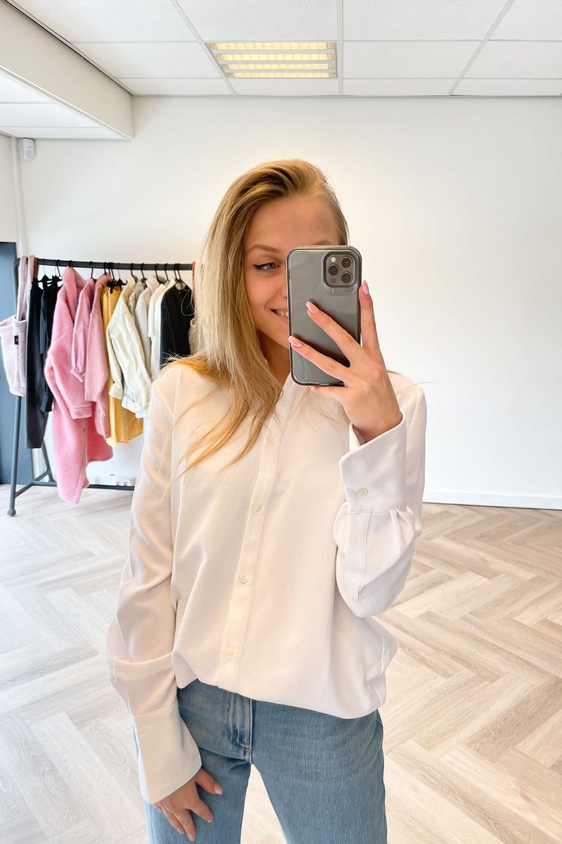 White Blouse with Studs