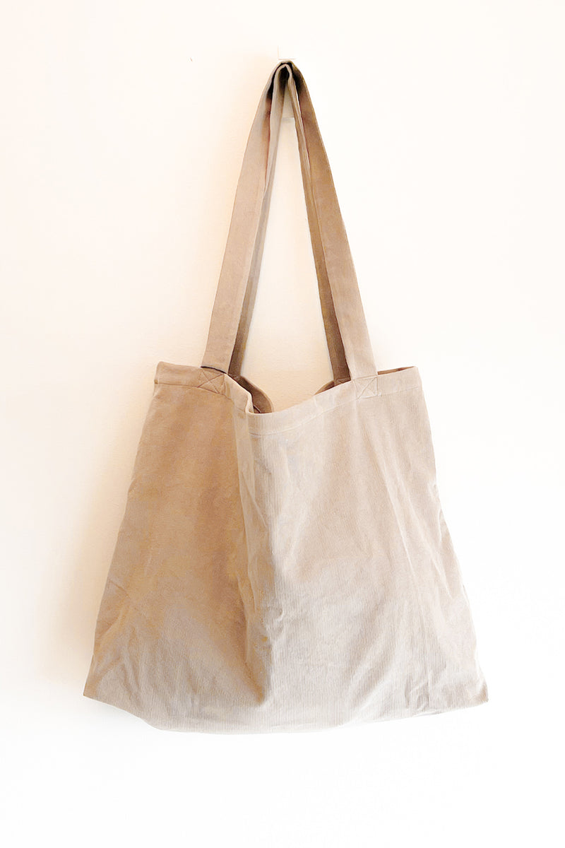 Beige Rib Wallabag