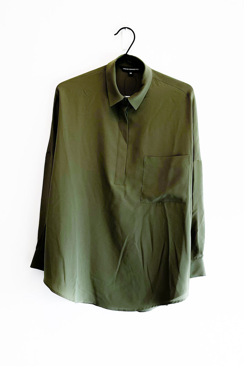 Oversized Blouse Green