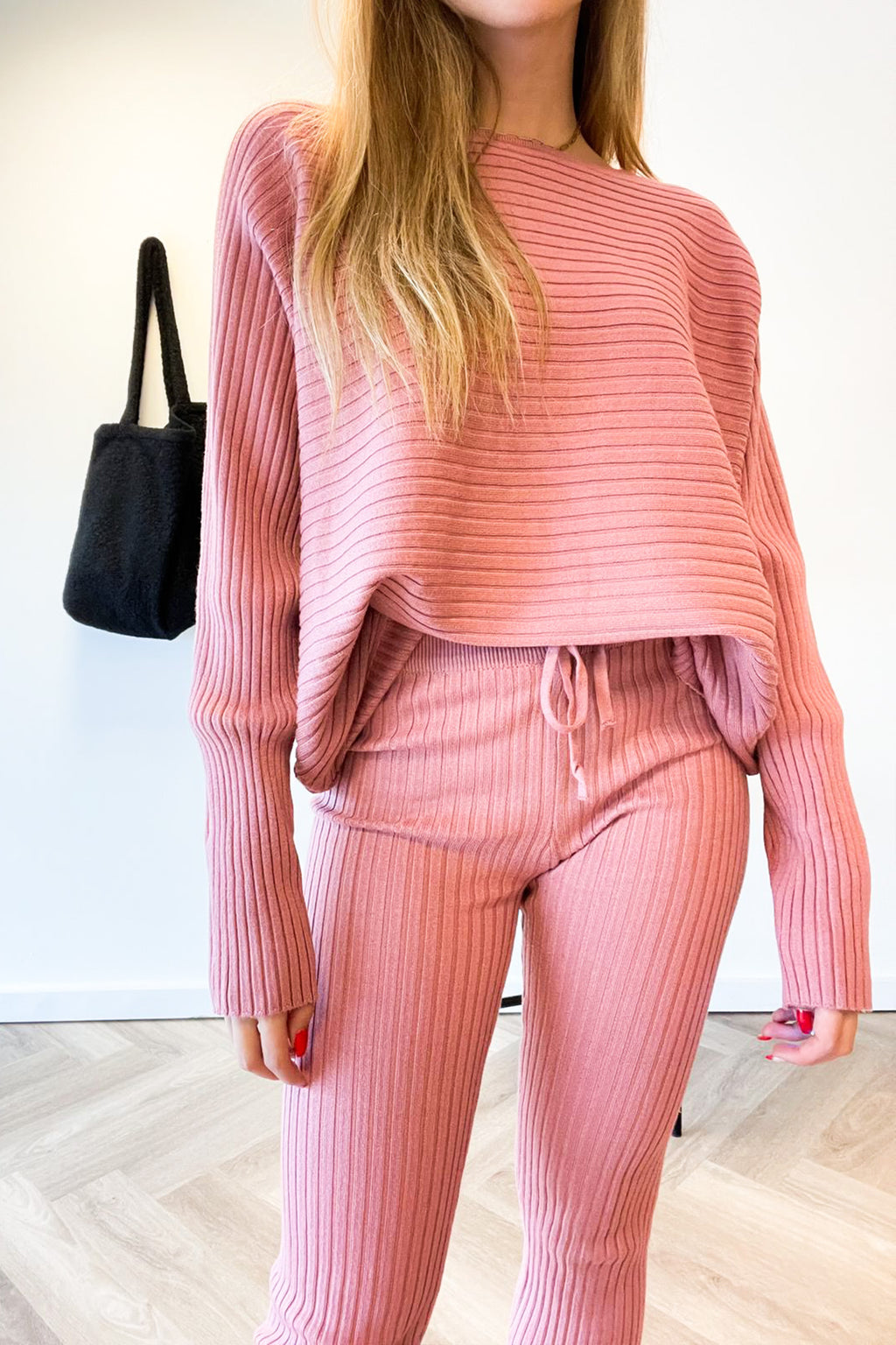 Comfy Rib Set Pink