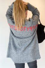 Medium Cardigan Antra Melange